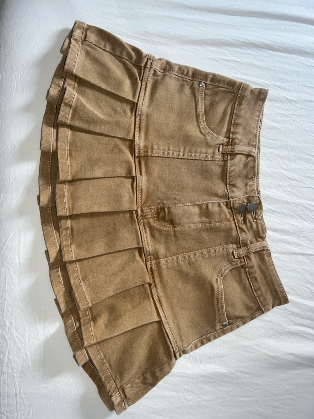 Windsor Womnes Tan Slim Jeans with Utility Pockets